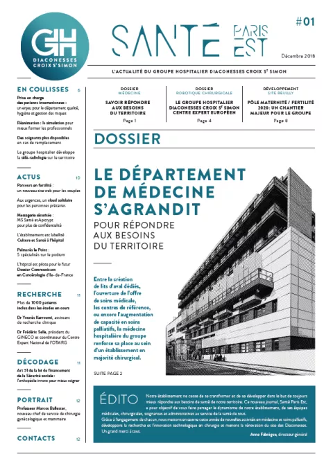 Journal Santé Paris Est #1